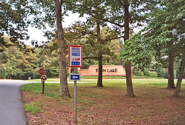 suburban development sign